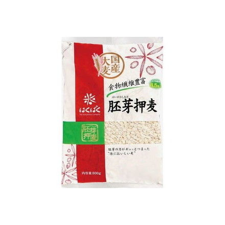 【6個セット】 はくばく 胚芽押麦 800g x6 まとめ売り セット販売 お徳用 おまとめ品