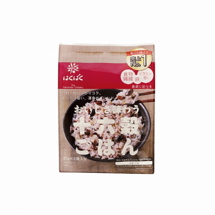 【6個セット】 はくばく おいしさ味わう 十六穀ごはん 30gx6袋 x6 まとめ売り セット販売 お徳用 おまとめ品