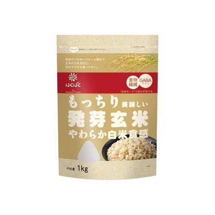 【単品6個セット】 はくばく もっちり美味しい発芽玄米 1Kg