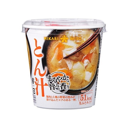 【単品6個セット】 ひかり味噌 まろやかな旨みと香り とん汁 1食x6 まとめ買い まとめ売り お徳用 大容量 セット販売
