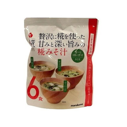 【7個セット】 マルコメ プラス糀 即席みそ汁 6食 x7 まとめ買い まとめ売り お徳用 大容量 セット販売