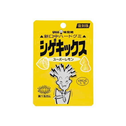 【単品10個セット】 UHA味覚糖 復刻版シゲキックススーパーレモン 20g