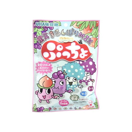 【単品6個セット】 UHA味覚糖 ぷっちょ袋 4種アソート 88g
