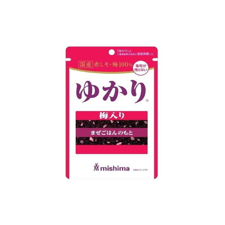 【単品10個セット】 三島食品 国産原料使用 ゆかり 梅入り 14g