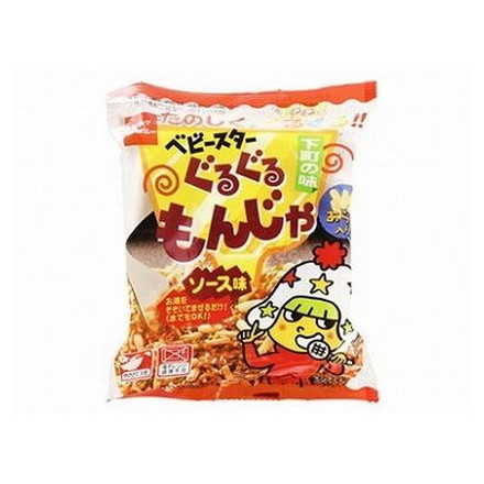 【12個セット】 おやつカンパニー ベビースター ぐるぐるもんじゃソース味 36g x12