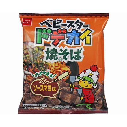 おやつカンパニー ベビースタードデカイ焼そばソースマヨ味 67g x12 12個セット