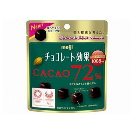【10個セット】 明治 チョコレート効果カカオ72% 40g x10