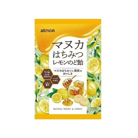 【単品10個セット】 アトリオン マヌカはちみつレモンのど飴 63gx10 まとめ買い まとめ売り お徳用 大容量 セット販売