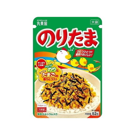 【単品10個セット】 丸美屋 のりたま 大袋 52gx10 まとめ買い まとめ売り お徳用 大容量 セット販売