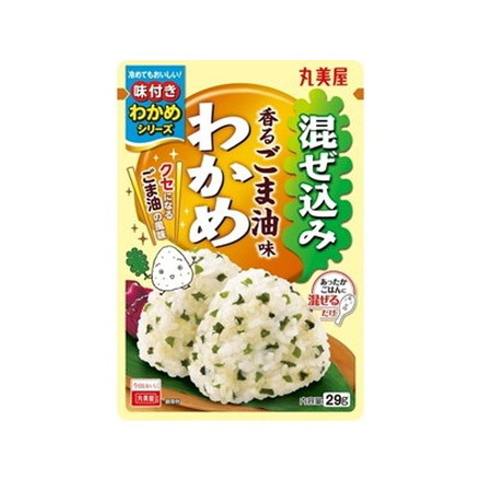 丸美屋 混ぜ込みわかめ 香るごま油味 29g x10 10個セット