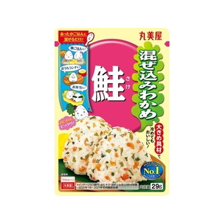 丸美屋 混ぜ込みわかめ 鮭 29G x10 10個セット