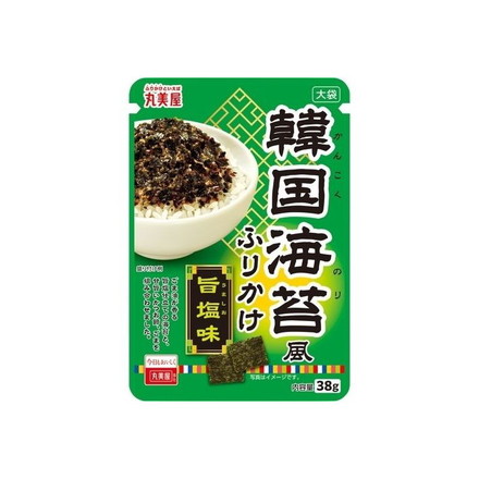 【単品10個セット】 丸美屋 韓国海苔風ふりかけ 旨塩味 大袋 38g