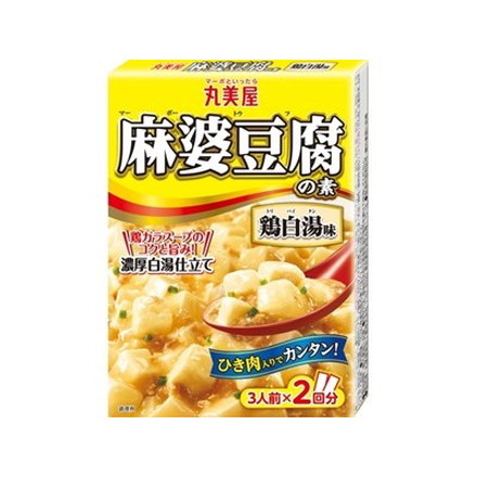 丸美屋 麻婆豆腐の素 鶏白湯味 162g x10 10個セット