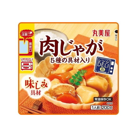 【単品5個セット】 丸美屋 レンジDELI 肉じゃが レンジ 200g