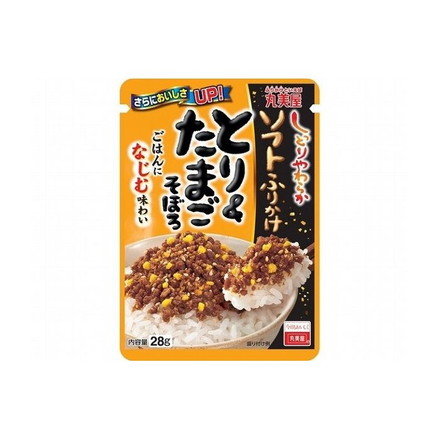 【10個セット】 丸美屋 ソフトふりかけ とり&たまごそぼろ 28g x10コ