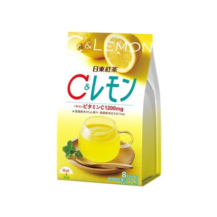 【単品6個セット】 日東紅茶 C&レモン 9.8gX8