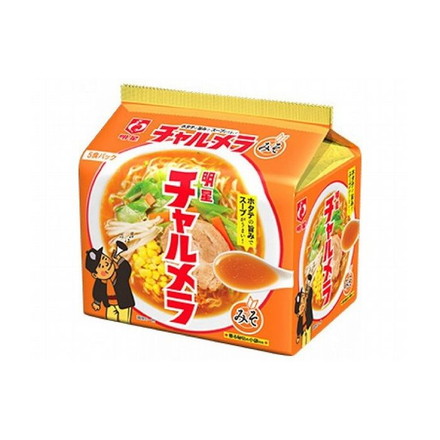 【6個セット】 明星食品 チャルメラ みそラーメン 5食パック x6コ