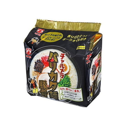 【6個セット】 明星 チャルメラ バリカタ麺豚骨 5食 82gx5食 x6 まとめ買い まとめ売り お徳用 大容量 セット販売