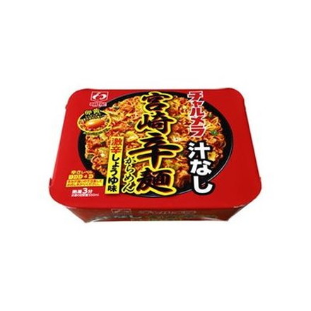 【12個セット】 明星 チャルメラ 汁なし宮崎辛麺 109g x12