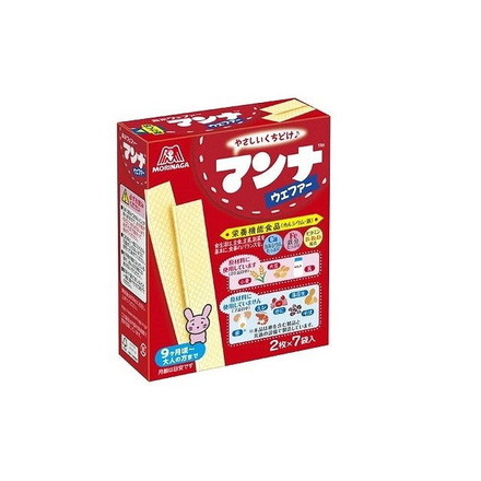 【6個セット】 森永製菓 マンナウェファー 14枚 x6