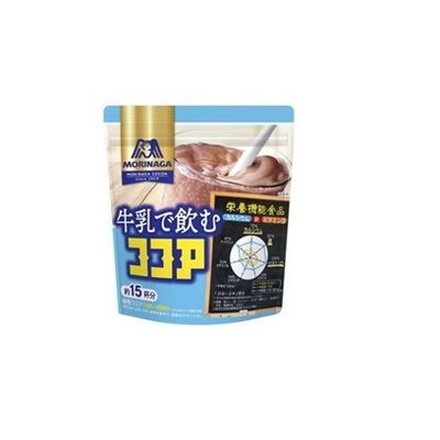 【12個セット】 森永 牛乳で飲むココア 180g x12