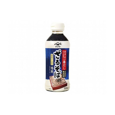 【12個セット】 ヤマサ ざるそば専科 ペット 500ml x12コ