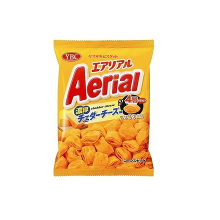 【単品12個セット】 ヤマザキビスケット エアリアル 濃厚チェダーチーズ 65g