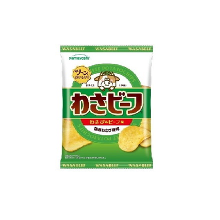 【単品12個セット】 山芳製菓 ポテトチップス わさビーフ 50g