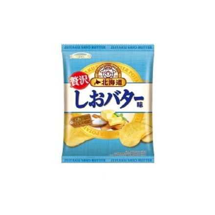 【単品12個セット】 山芳製菓 ポテトチップス 北海道しおバター味 50g