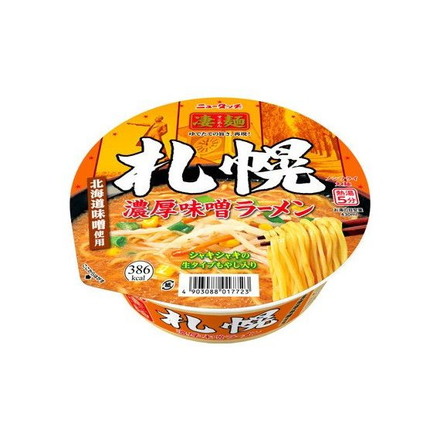【単品12個セット】 ニュータッチ 凄麺 札幌濃厚味噌ラーメン 164g