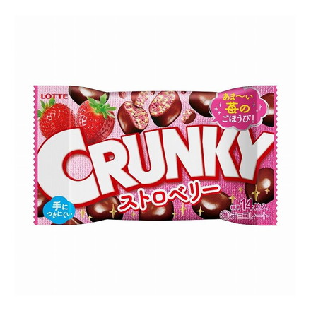 【10個セット】 ロッテ クランキー ポップジョイ ストロベリー 32g x10 まとめ売り セット販売 お徳用 おまとめ品