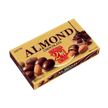 【単品10個セット】 ロッテ アーモンドチョコレート 86g