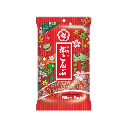 【単品10個セット】 中野物産 都こんぶピロー 45g