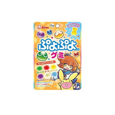 【単品10個セット】 ライオン菓子 ぷよぷよグミ 30g