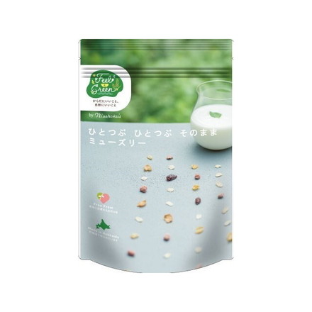 【単品4個セット】 日食 Feel&Green そのままミューズリー 200g