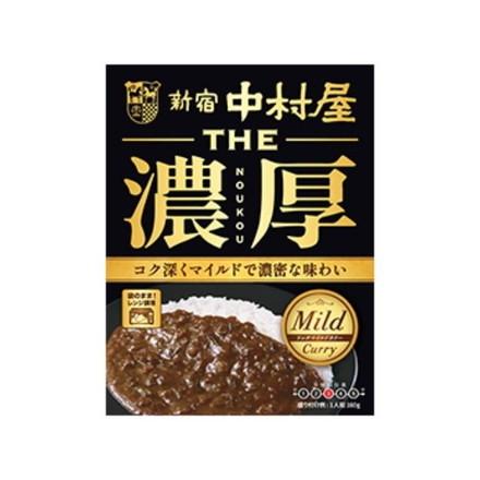 【単品5個セット】 中村屋 THE濃厚 芳醇マイルドカリー 160g