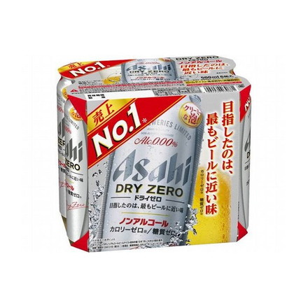 【まとめ買い】 アサヒビール(株) アサヒ ドライゼロ 6缶パック 500mlX6 x4個セット まとめ セット買い