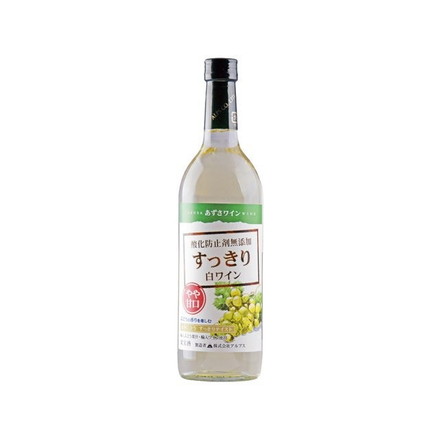 アルプス あずさ すっきり 白 やや甘口 720ml ワイン Wine 果実酒 長野 白ワイン