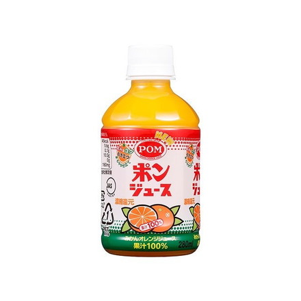 【単品24個セット】 POM ポンジュース ペット 280mlx24 まとめ買い まとめ売り お徳用 大容量 セット販売