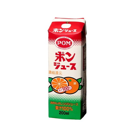 【単品12個セット】 POM ポンジュース 紙 200ml