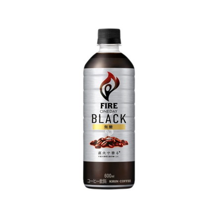 コーヒー ペットボトル ファイア ワンデイ ブラック 600ml× 24本 キリンビバレッジ キリン KIRIN