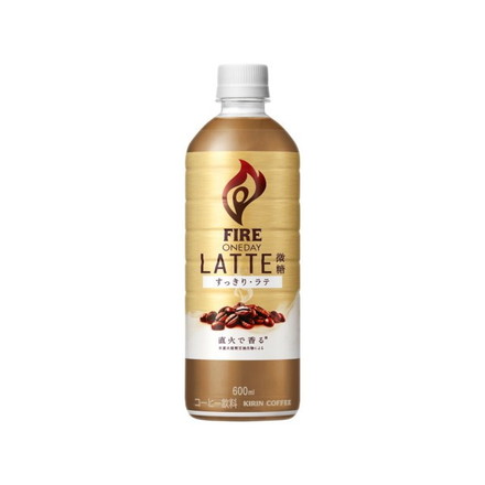 コーヒー ペットボトル ファイア ワンデイ ラテ 微糖 600ml ×24本 キリンビバレッジ キリン KIRIN
