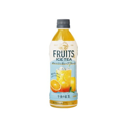 【単品24個セット】 キリン 午後の紅茶 FRUITS & ICE TEAオレンジとグレープフルーツ ペット 500ml