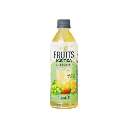 【単品24個セット】 キリン 午後の紅茶 FRUITS & ICE TEA白ぶどうとレモン ペット 500ml