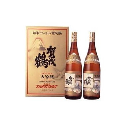 賀茂鶴酒造 ゴールド賀茂鶴カートン詰GK-A2 1.8LX2 x1