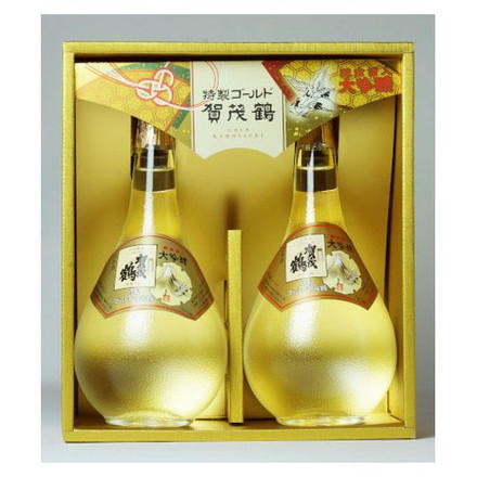 賀茂鶴酒造 ゴールド賀茂鶴カートン詰GK-B2 720mlX2 x1