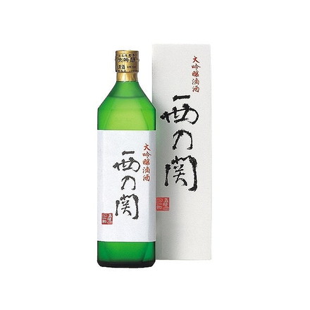 萱島酒造 西の関 大吟醸 滴酒 720ml 日本酒 清酒 酒 Sake 大分