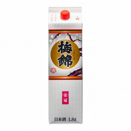 梅錦山川 梅錦 上撰 「栄冠」 パック 1.8L 日本酒 清酒 酒 Sake 愛媛