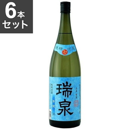 【6本セット】 瑞泉酒造 単式30° 瑞泉 泡盛 古酒 「青龍」 1.8L x6 焼酎 乙類 本格 泡盛