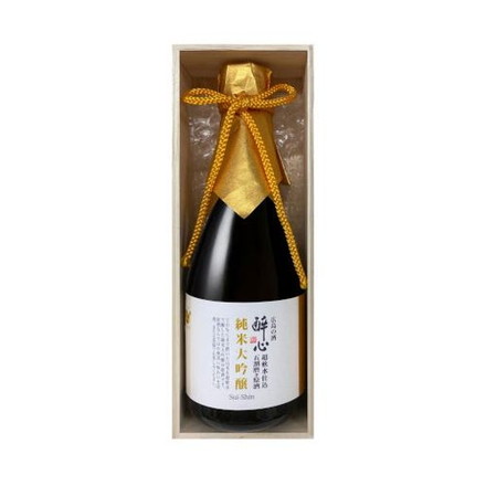醉心山根本店 醉心 純米大吟醸五割磨き原酒 木箱入り 300ml x1